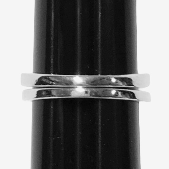 The Luxury White Sapphire Princess Ring Set - Picture 7 of 8